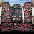 Aotearoa Waitangi Day Back Car Seat Cover Maori Warrior Tribal Tattoo