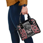 Aotearoa Waitangi Day Shoulder Handbag Maori Warrior Tribal Tattoo