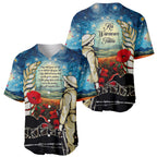 Kei Wareware Tatou New Zealand ANZAC Day Baseball Jersey Starry Night Inspo Style