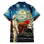 Kei Wareware Tatou New Zealand ANZAC Day Hawaiian Shirt Starry Night Inspo Style