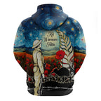 Kei Wareware Tatou New Zealand ANZAC Day Hoodie Starry Night Inspo Style