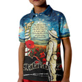 Kei Wareware Tatou New Zealand ANZAC Day Kid Polo Shirt Starry Night Inspo Style