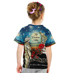 Kei Wareware Tatou New Zealand ANZAC Day Kid T Shirt Starry Night Inspo Style