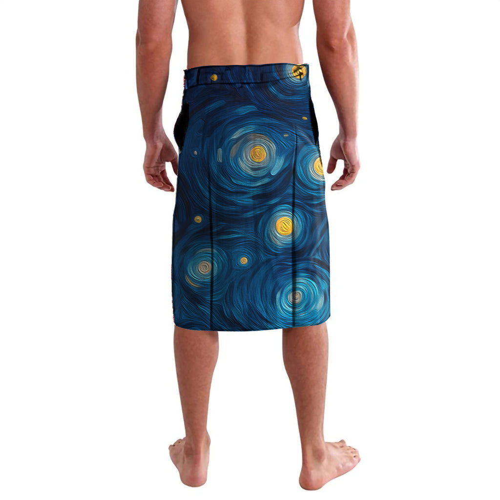 Kei Wareware Tatou New Zealand ANZAC Day Lavalava Starry Night Inspo Style