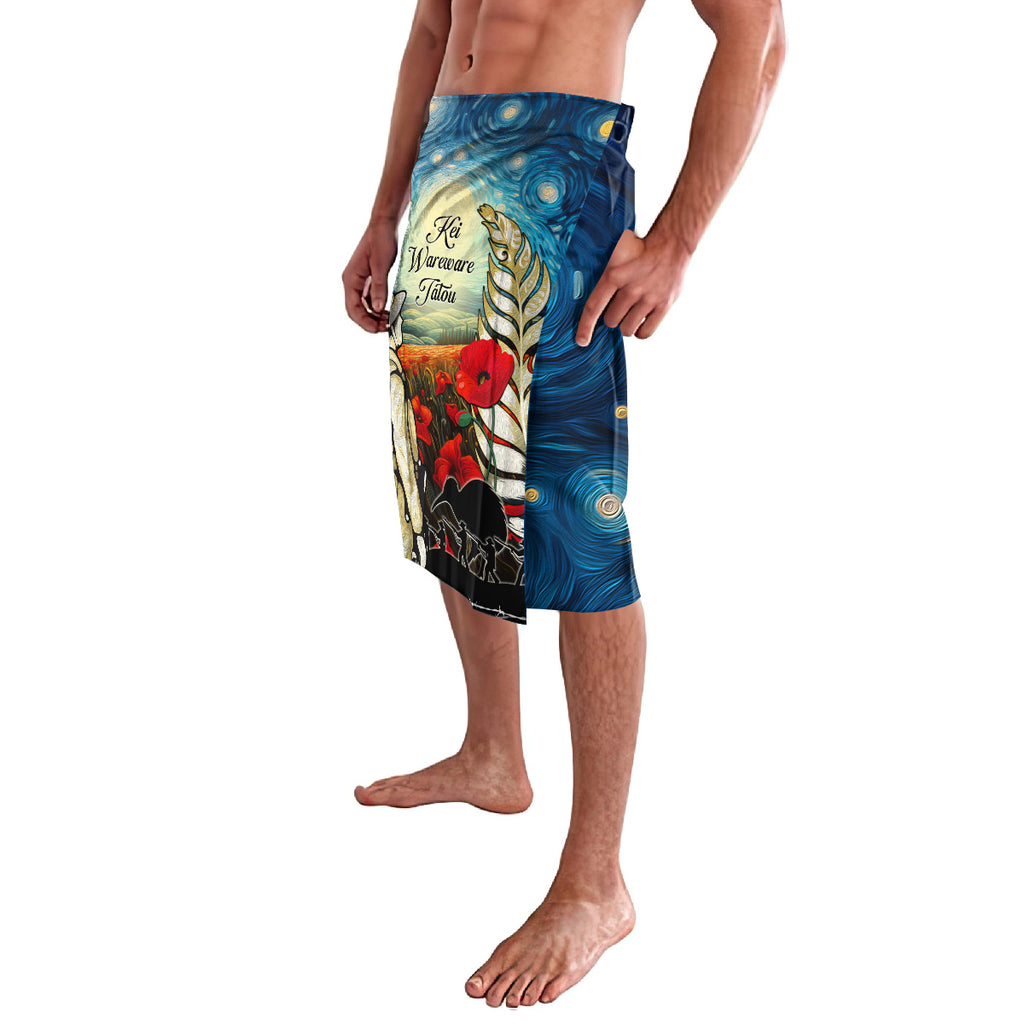 Kei Wareware Tatou New Zealand ANZAC Day Lavalava Starry Night Inspo Style