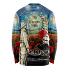 Kei Wareware Tatou New Zealand ANZAC Day Long Sleeve Shirt Starry Night Inspo Style