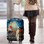 Kei Wareware Tatou New Zealand ANZAC Day Luggage Cover Starry Night Inspo Style