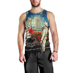 Kei Wareware Tatou New Zealand ANZAC Day Men Tank Top Starry Night Inspo Style