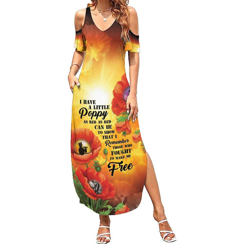 ANZAC Day Red Poppy Family Matching Summer Maxi Dress and Hawaiian Shirt Honoring The ANZAC Spirit