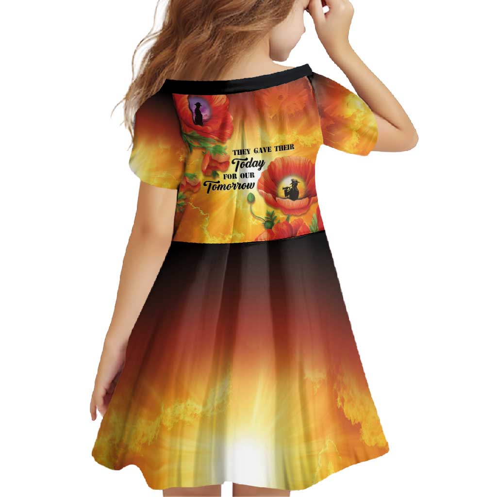 ANZAC Day Red Poppy Family Matching Tank Maxi Dress and Hawaiian Shirt Honoring The ANZAC Spirit
