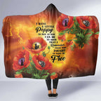 ANZAC Day Red Poppy Hooded Blanket Honoring The ANZAC Spirit