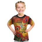 ANZAC Day Red Poppy Kid T Shirt Honoring The ANZAC Spirit