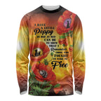 ANZAC Day Red Poppy Long Sleeve Shirt Honoring The ANZAC Spirit