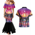 NAIDOC Week 2026 Couples Matching Mermaid Dress and Hawaiian Shirt Eternal Spirit Tree