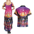 NAIDOC Week 2026 Couples Matching Summer Maxi Dress and Hawaiian Shirt Eternal Spirit Tree