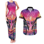 NAIDOC Week 2026 Couples Matching Tank Maxi Dress and Hawaiian Shirt Eternal Spirit Tree