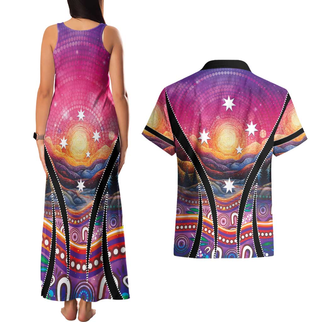 NAIDOC Week 2026 Couples Matching Tank Maxi Dress and Hawaiian Shirt Eternal Spirit Tree