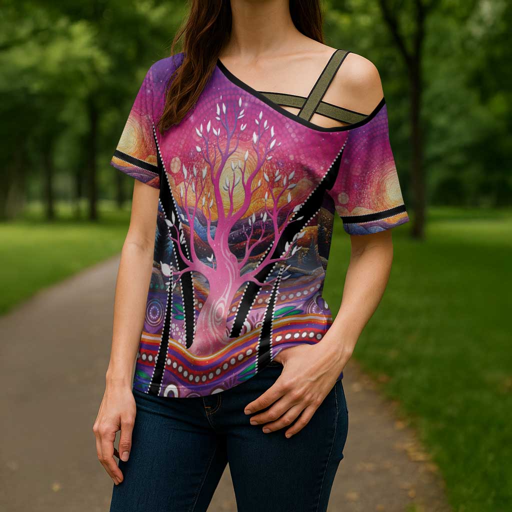 NAIDOC Week 2026 Cross Shoulder Shirt Eternal Spirit Tree