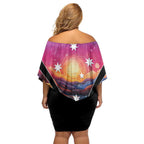 NAIDOC Week 2026 Family Matching Off Shoulder Short Dress and Hawaiian Shirt Eternal Spirit Tree