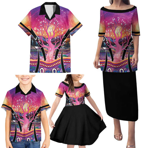 NAIDOC Week 2026 Family Matching Puletasi and Hawaiian Shirt Eternal Spirit Tree