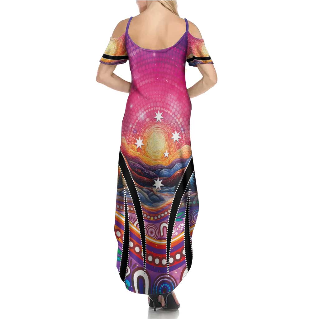 NAIDOC Week 2026 Family Matching Summer Maxi Dress and Hawaiian Shirt Eternal Spirit Tree