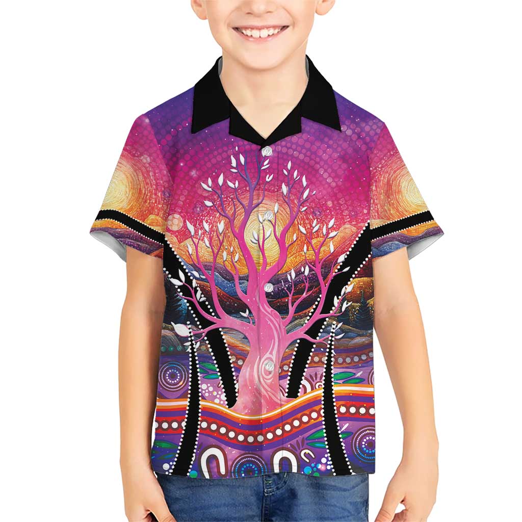 NAIDOC Week 2026 Kid Hawaiian Shirt Eternal Spirit Tree