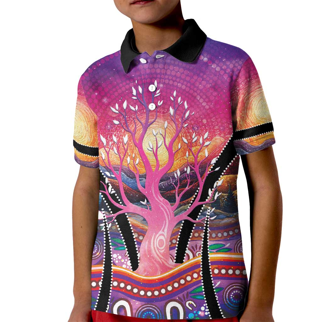 NAIDOC Week 2026 Kid Polo Shirt Eternal Spirit Tree