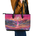 NAIDOC Week 2026 Leather Tote Bag Eternal Spirit Tree