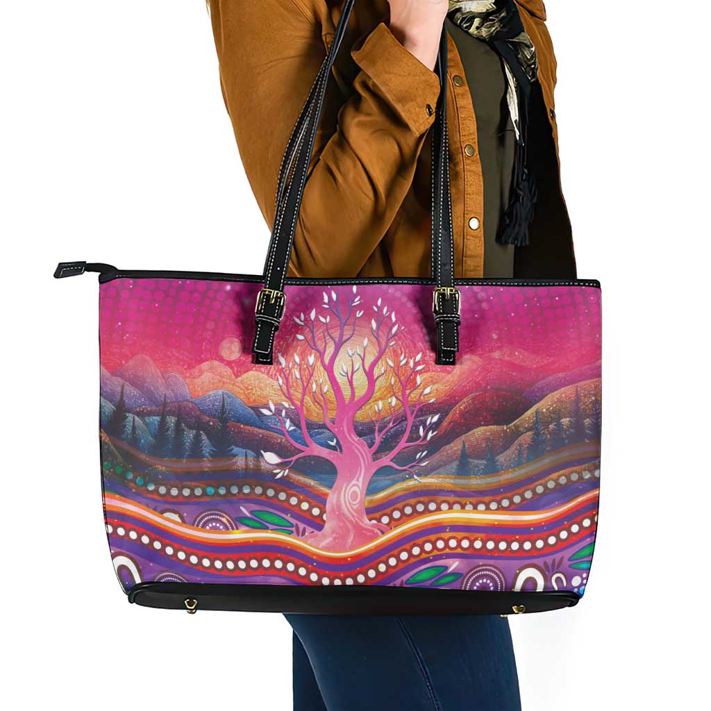 NAIDOC Week 2026 Leather Tote Bag Eternal Spirit Tree