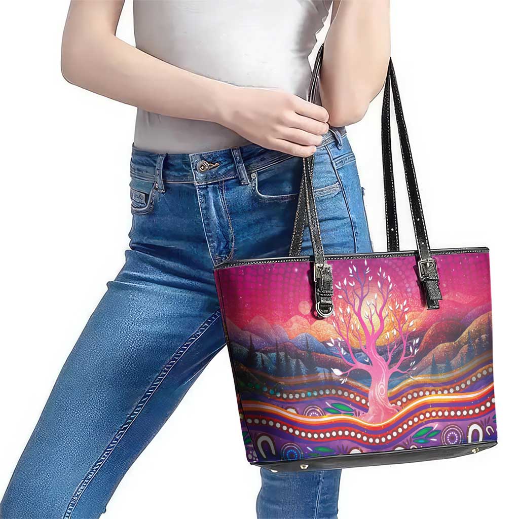 NAIDOC Week 2026 Leather Tote Bag Eternal Spirit Tree