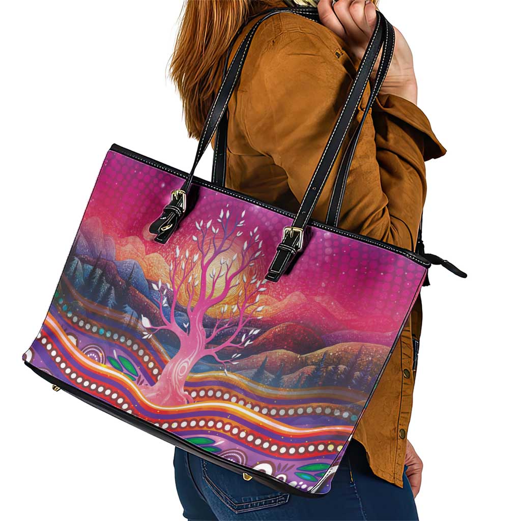 NAIDOC Week 2026 Leather Tote Bag Eternal Spirit Tree