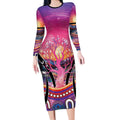 NAIDOC Week 2026 Long Sleeve Bodycon Dress Eternal Spirit Tree