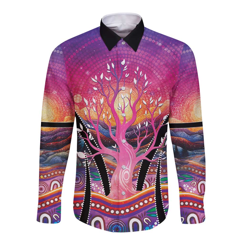 NAIDOC Week 2026 Long Sleeve Button Shirt Eternal Spirit Tree