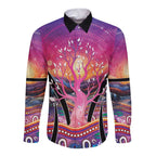 NAIDOC Week 2026 Long Sleeve Button Shirt Eternal Spirit Tree