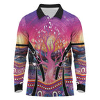 NAIDOC Week 2026 Long Sleeve Polo Shirt Eternal Spirit Tree