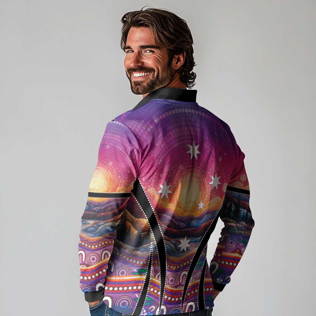 NAIDOC Week 2026 Long Sleeve Polo Shirt Eternal Spirit Tree
