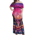 NAIDOC Week 2026 Off Shoulder Maxi Dress Eternal Spirit Tree