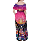 NAIDOC Week 2026 Off Shoulder Maxi Dress Eternal Spirit Tree
