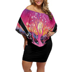 NAIDOC Week 2026 Off Shoulder Short Dress Eternal Spirit Tree