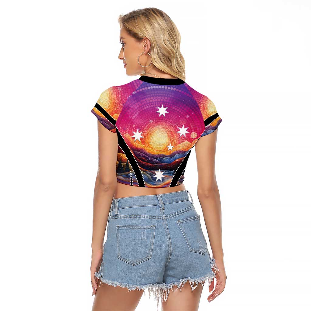 NAIDOC Week 2026 Raglan Cropped T Shirt Eternal Spirit Tree