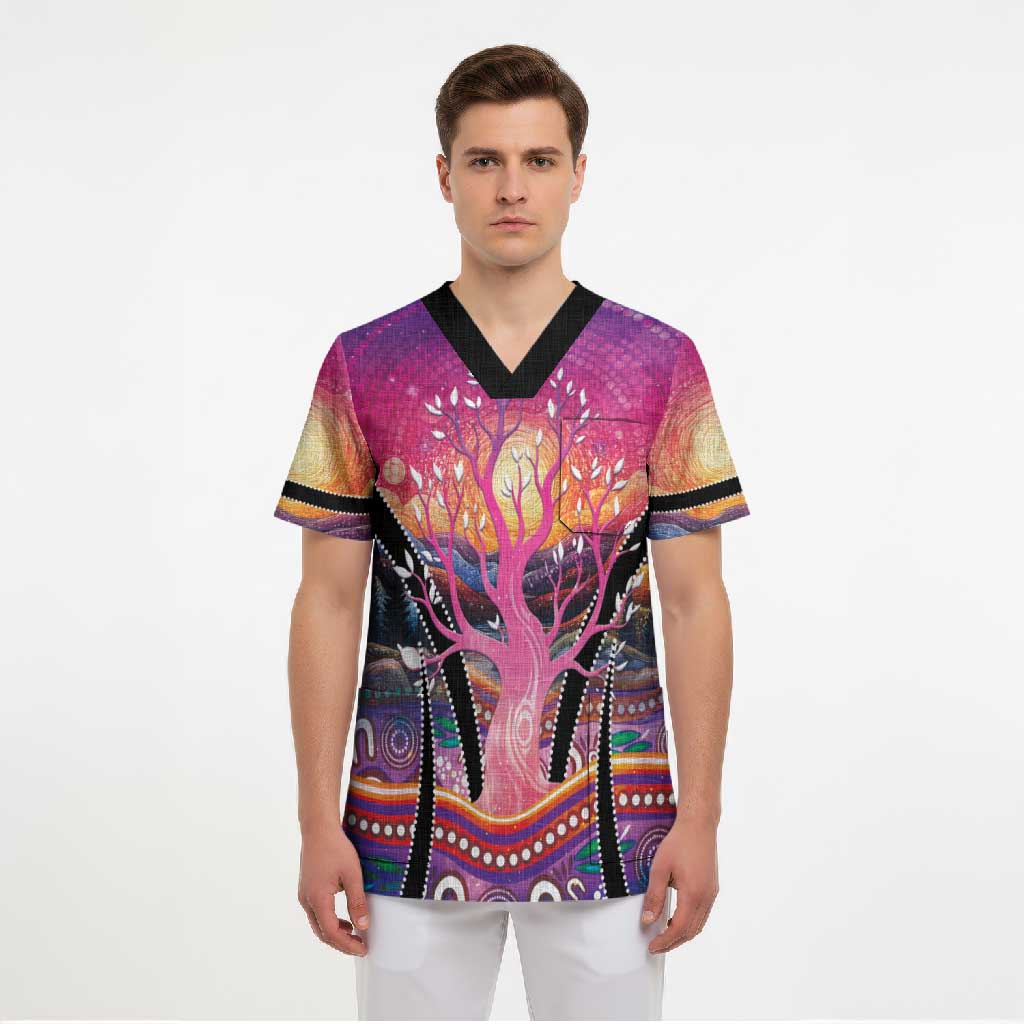 NAIDOC Week 2026 Scrub Top Eternal Spirit Tree