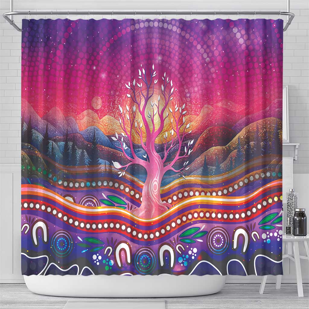 NAIDOC Week 2026 Shower Curtain Eternal Spirit Tree