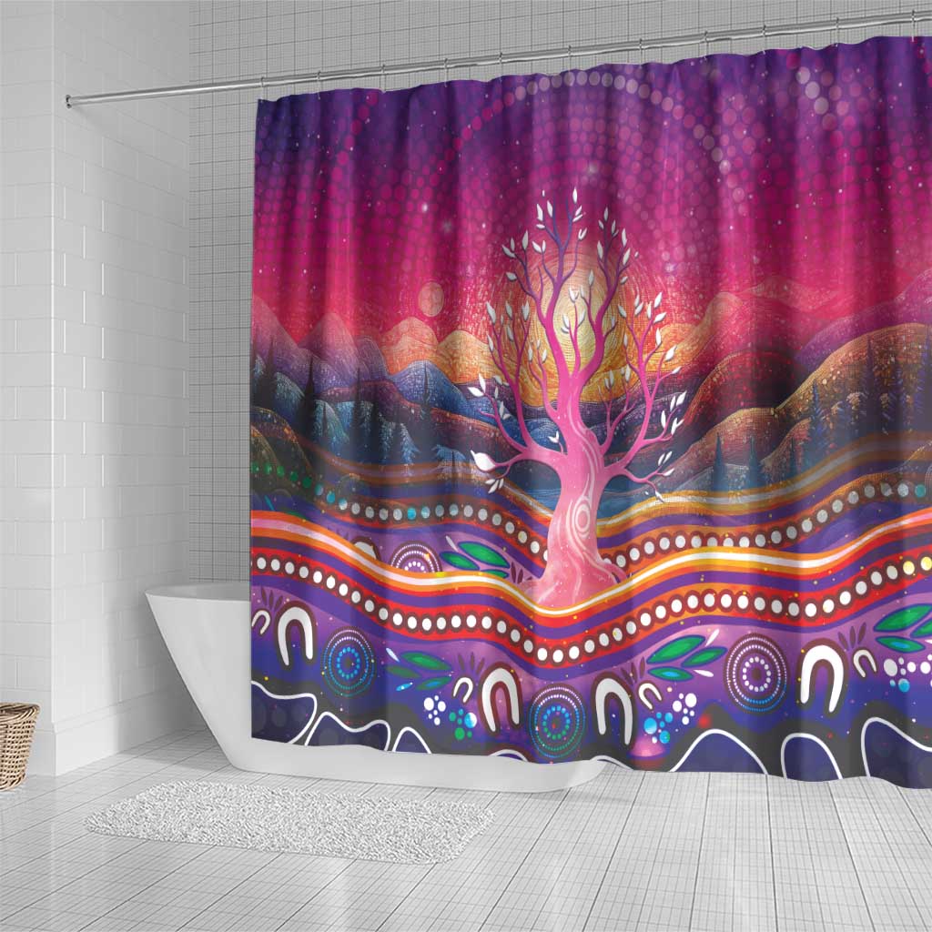 NAIDOC Week 2026 Shower Curtain Eternal Spirit Tree