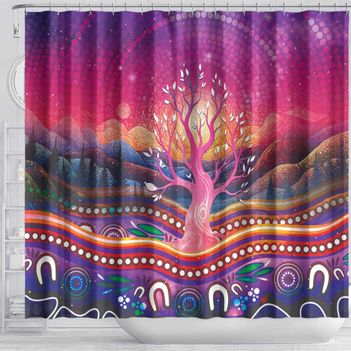 NAIDOC Week 2026 Shower Curtain Eternal Spirit Tree