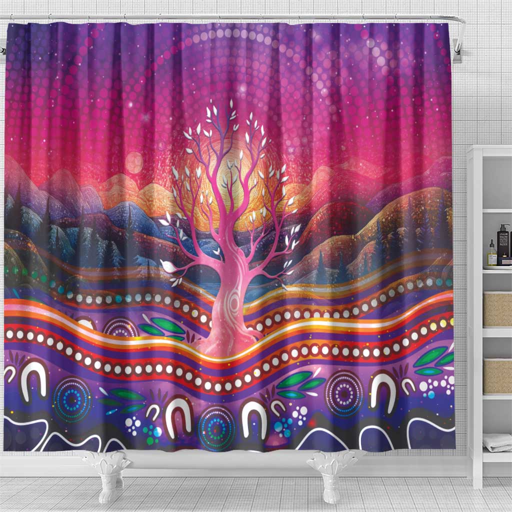 NAIDOC Week 2026 Shower Curtain Eternal Spirit Tree