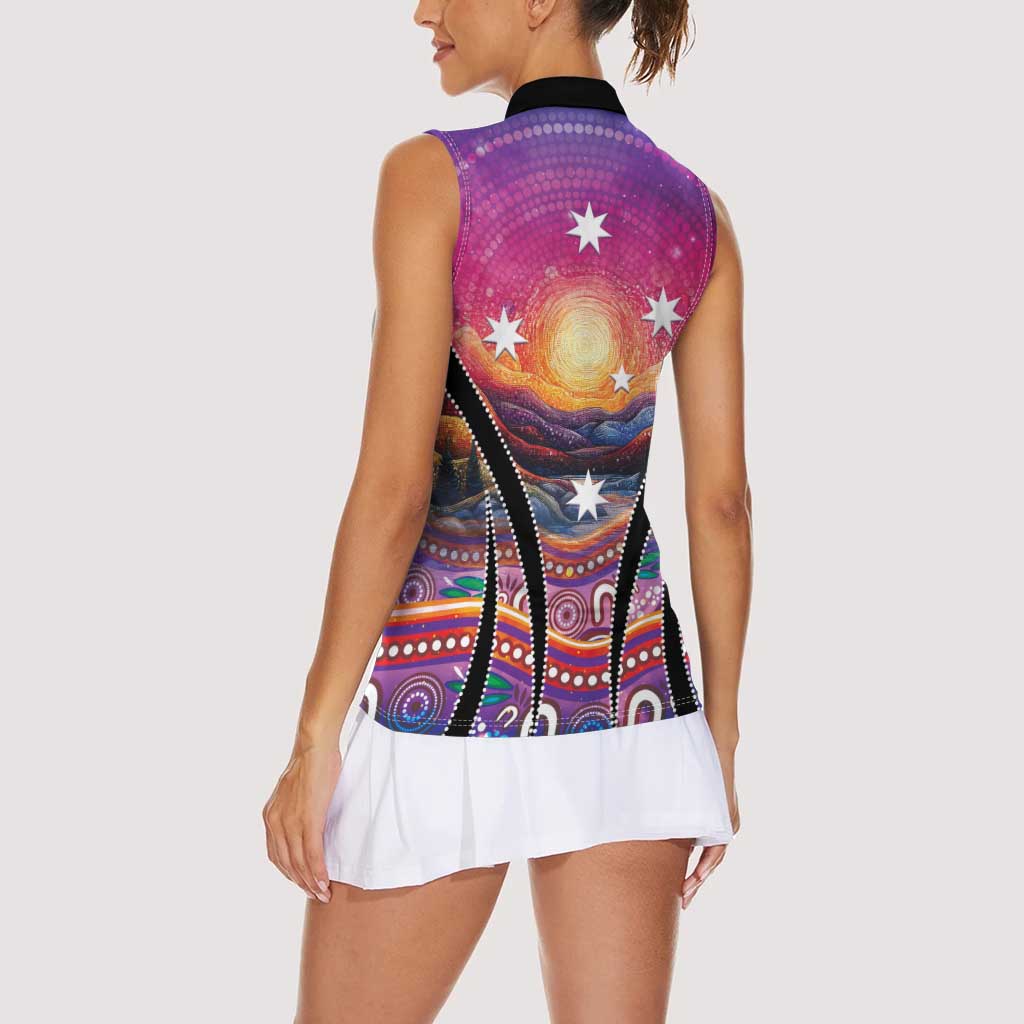 NAIDOC Week 2026 Women Sleeveless Polo Shirt Eternal Spirit Tree