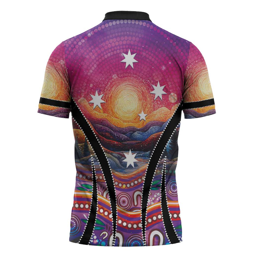 NAIDOC Week 2026 Zipper Polo Shirt Eternal Spirit Tree