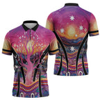 NAIDOC Week 2026 Zipper Polo Shirt Eternal Spirit Tree