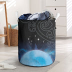 New Zealand Matariki Laundry Basket Pleiades Star Cluster Blue Galaxy