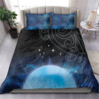 New Zealand Matariki Bedding Set Pleiades Star Cluster Blue Galaxy